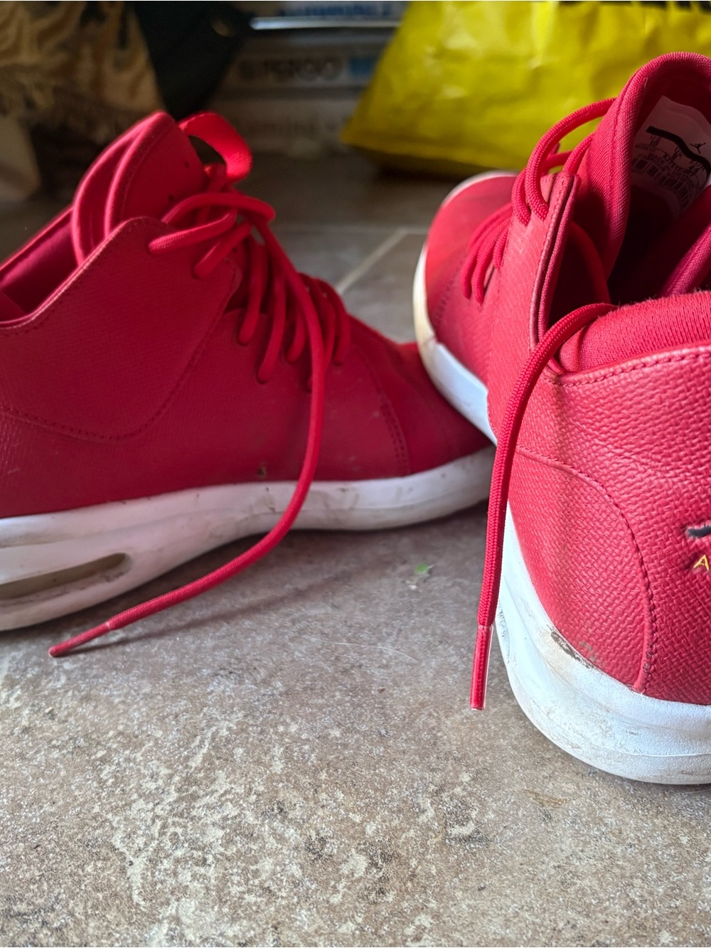 Jordan Men's Red Athletic Shoes